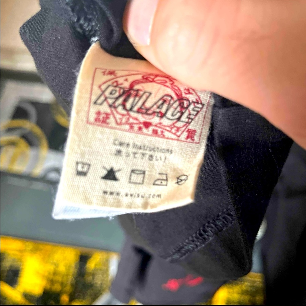 Palace x Evisu Logo Tee Black - Picture 5 of 11